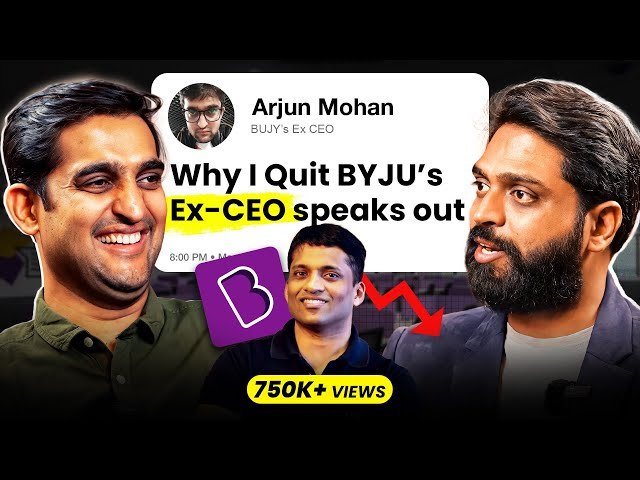 BYJU's Ex-CEO REVEALING Rise, Fall